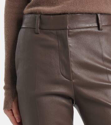 Coleman leather slim pants | Joseph