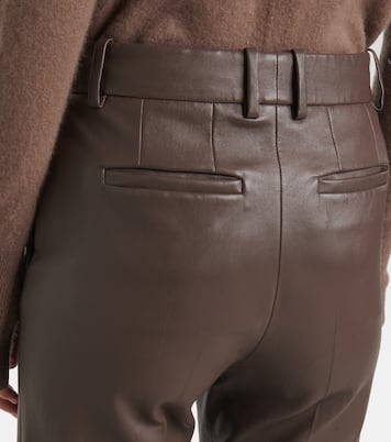 Coleman leather slim pants | Joseph