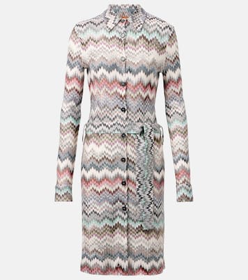 Vestido camisero en zigzag | Missoni