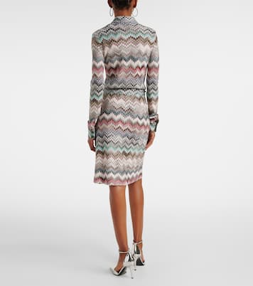 Vestido camisero en zigzag | Missoni