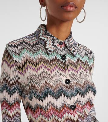 Vestido camisero en zigzag | Missoni