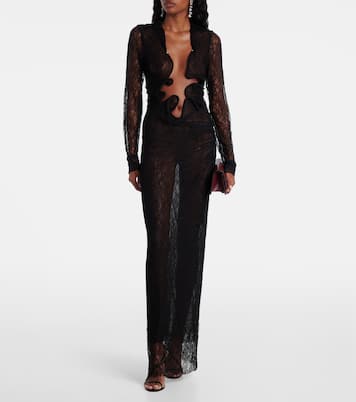 Venus sheer lace gown | Christopher Esber