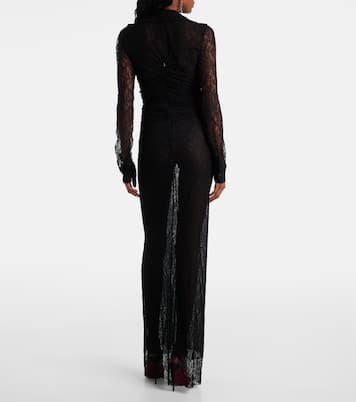 Venus sheer lace gown | Christopher Esber