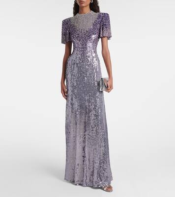 Verzierte Robe Jourdain | Jenny Packham