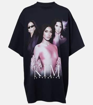 T-shirt oversize Kim K in cotone | Balenciaga