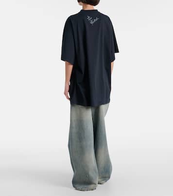T-shirt oversize Kim K in cotone | Balenciaga