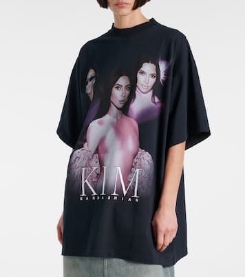 T-shirt oversize Kim K in cotone | Balenciaga