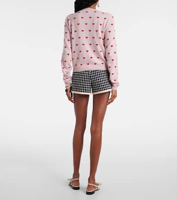 Jacquard virgin wool cardigan | Valentino