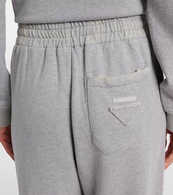 Cotton jersey sweatpants | Prada