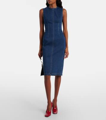 Vestido midi Rennes de denim | AG Jeans