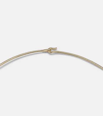 Halskette Cupid's Big Heart aus 14kt Gelbgold mit Topas | Roxanne First
