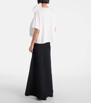 T-Shirt Colle aus Baumwoll-Jersey | Max Mara
