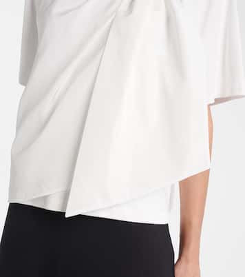 T-Shirt Colle aus Baumwoll-Jersey | Max Mara