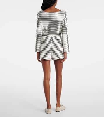 Brighton striped shorts | Veronica Beard