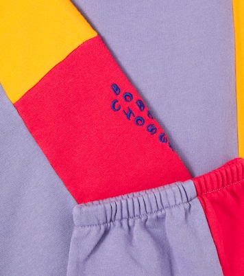 Colorblocked cotton sweatpants | Bobo Choses