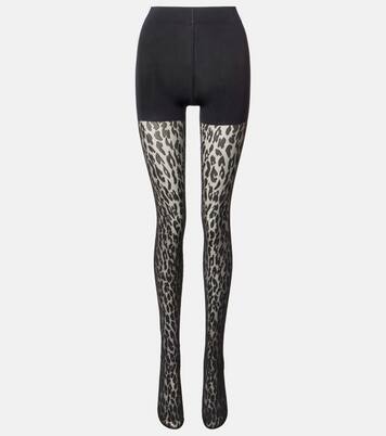 Leopard-print tights | Wolford