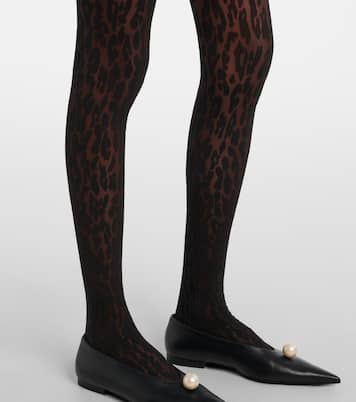 Leopard-print tights | Wolford