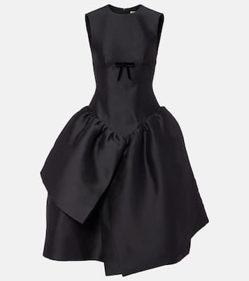 Bow-detail midi dress  | Shushu/Tong