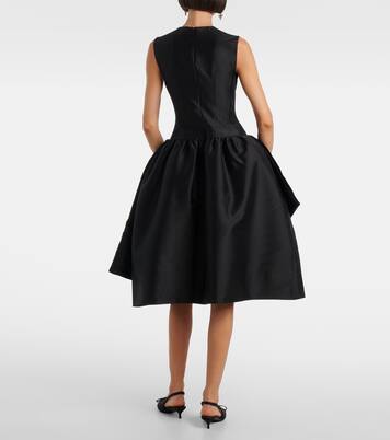 Bow-detail midi dress  | Shushu/Tong