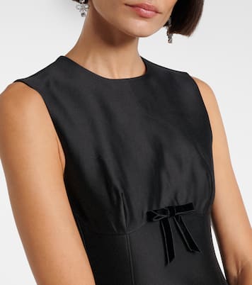 Bow-detail midi dress  | Shushu/Tong