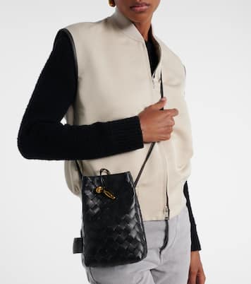 Jodie Intrecciato Mini leather shoulder bag | Bottega Veneta