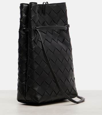 Jodie Intrecciato Mini leather shoulder bag | Bottega Veneta