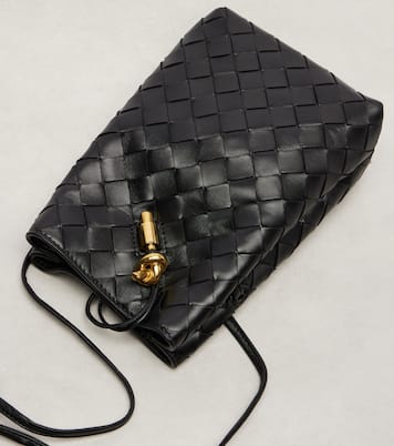 Jodie Intrecciato Mini leather shoulder bag | Bottega Veneta