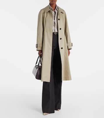Cotton gabardine trench coat | Burberry