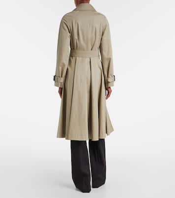 Cotton gabardine trench coat | Burberry