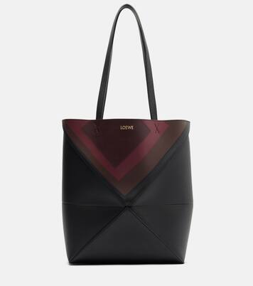 Puzzle Fold Square Medium leather tote bag | Loewe