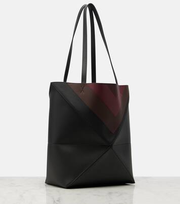 Puzzle Fold Square Medium leather tote bag | Loewe