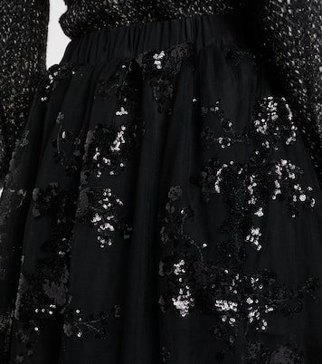 亮片中长半身裙 | Simone Rocha