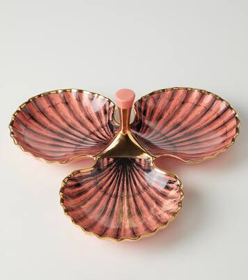 Plat Sirena Trefoil en porcelaine | Jonathan Adler