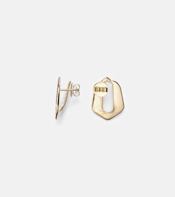 18kt gold earrings with diamonds | Ananya