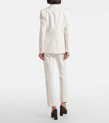 Paisley jacquard cropped flared jeans | Etro