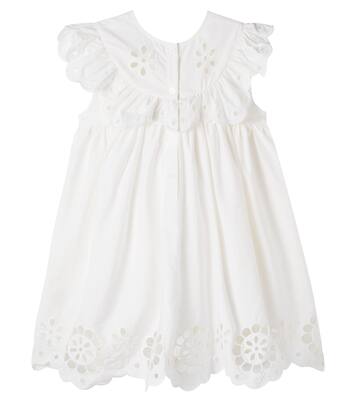 Awaken embroidered scalloped cotton dress | Zimmermann Kids