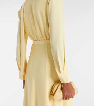 Belted cady midi dress | Roland Mouret