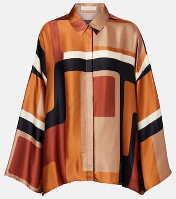 Bedrucktes Hemd Cora aus Satin | Faithfull