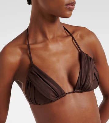 Jasmin gathered bikini top | Bananhot