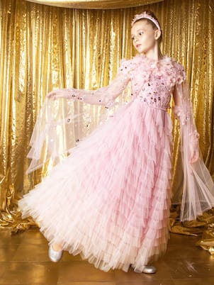 花卉贴花亮片披肩 | Tutu Du Monde