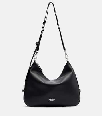 Aimee Large leather shoulder bag | Prada