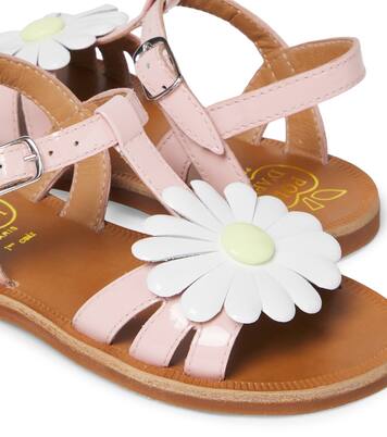 Plagette patent leather sandals | Pom d'Api