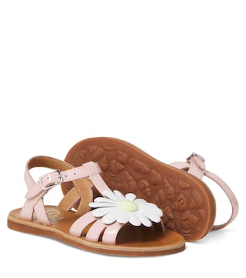Plagette patent leather sandals | Pom d'Api