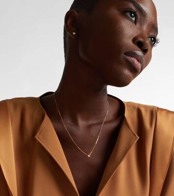 18kt gold (750/1000) necklace with diamonds | Anita Ko