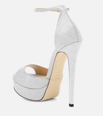 Sandalias Max 150 con glitter | Jimmy Choo