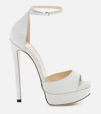 Sandalias Max 150 con glitter | Jimmy Choo