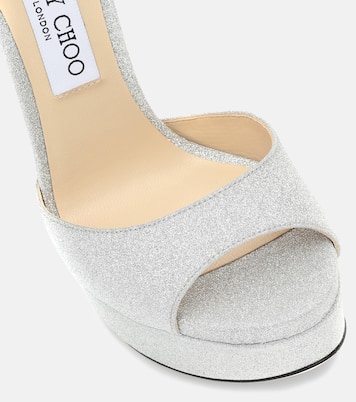 Sandalias Max 150 con glitter | Jimmy Choo