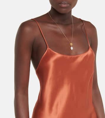 Top aus Satin | Victoria Beckham