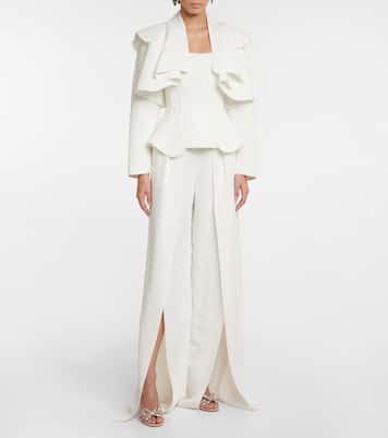 Duplicate crêpe palazzo pants | Maticevski