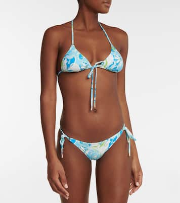 Portugal printed bikini top | Melissa Odabash